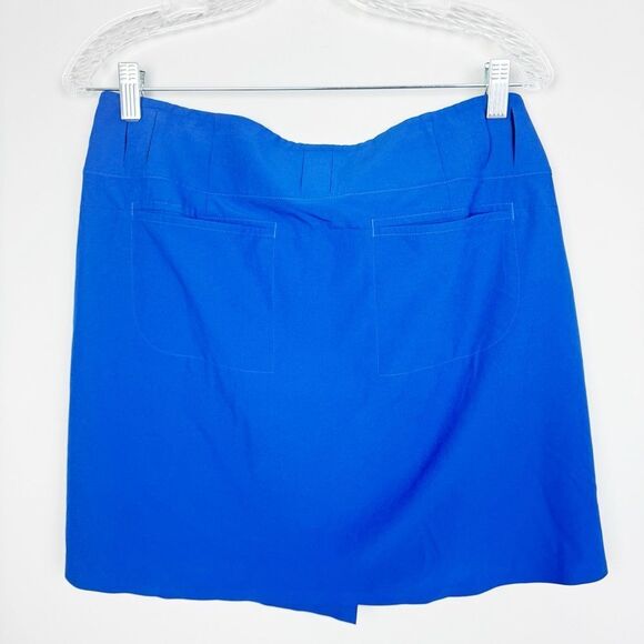 NIKE GOLF | Royal Blue Wrap Style Skirt Dri Fit Belt Loops Women’s Size 8 - Picture 7 of 8
